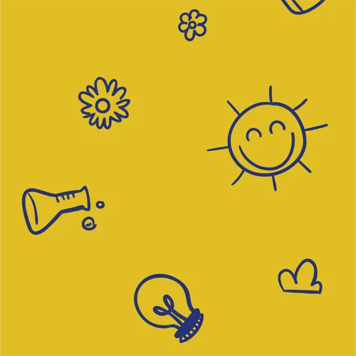 Back to School (Yellow) — ColorPlay turf pattern