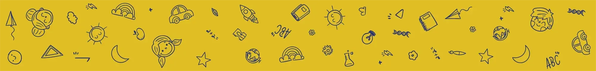 Back to School (Yellow) — full pattern