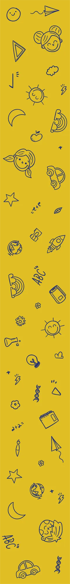 Back to School (Yellow) — ColorPlay turf pattern