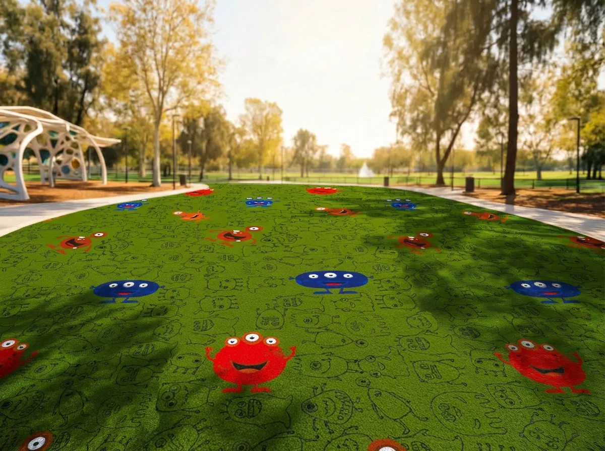Goofy Monsters — installed in a play area
