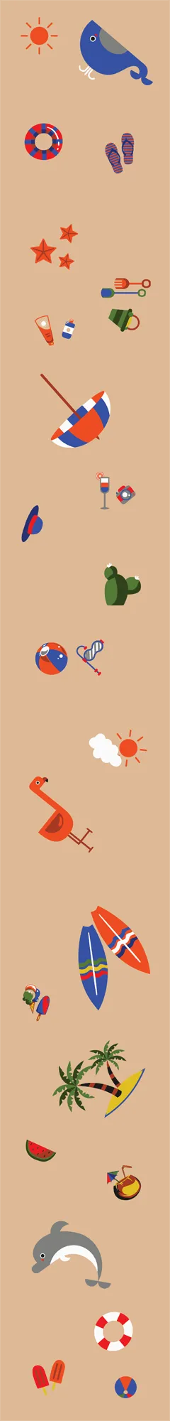 Hello Summer — ColorPlay turf pattern