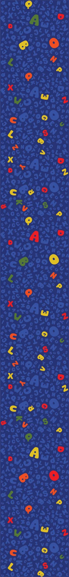 Letters Party (Colour) — ColorPlay turf pattern