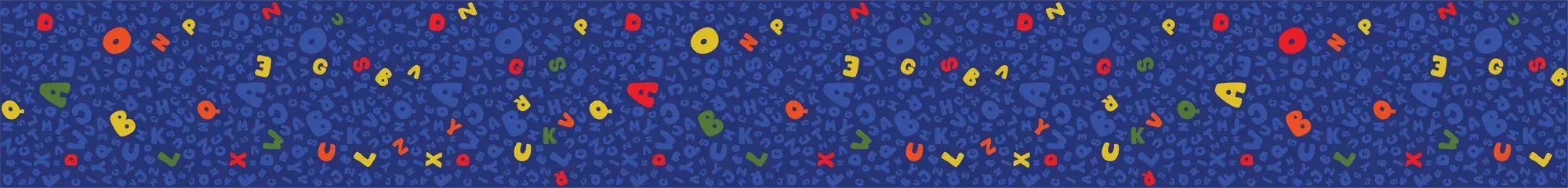 Letters Party (Color) — full pattern