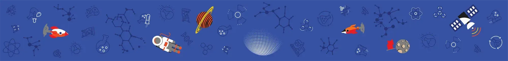 Little Scientists: Space — full pattern