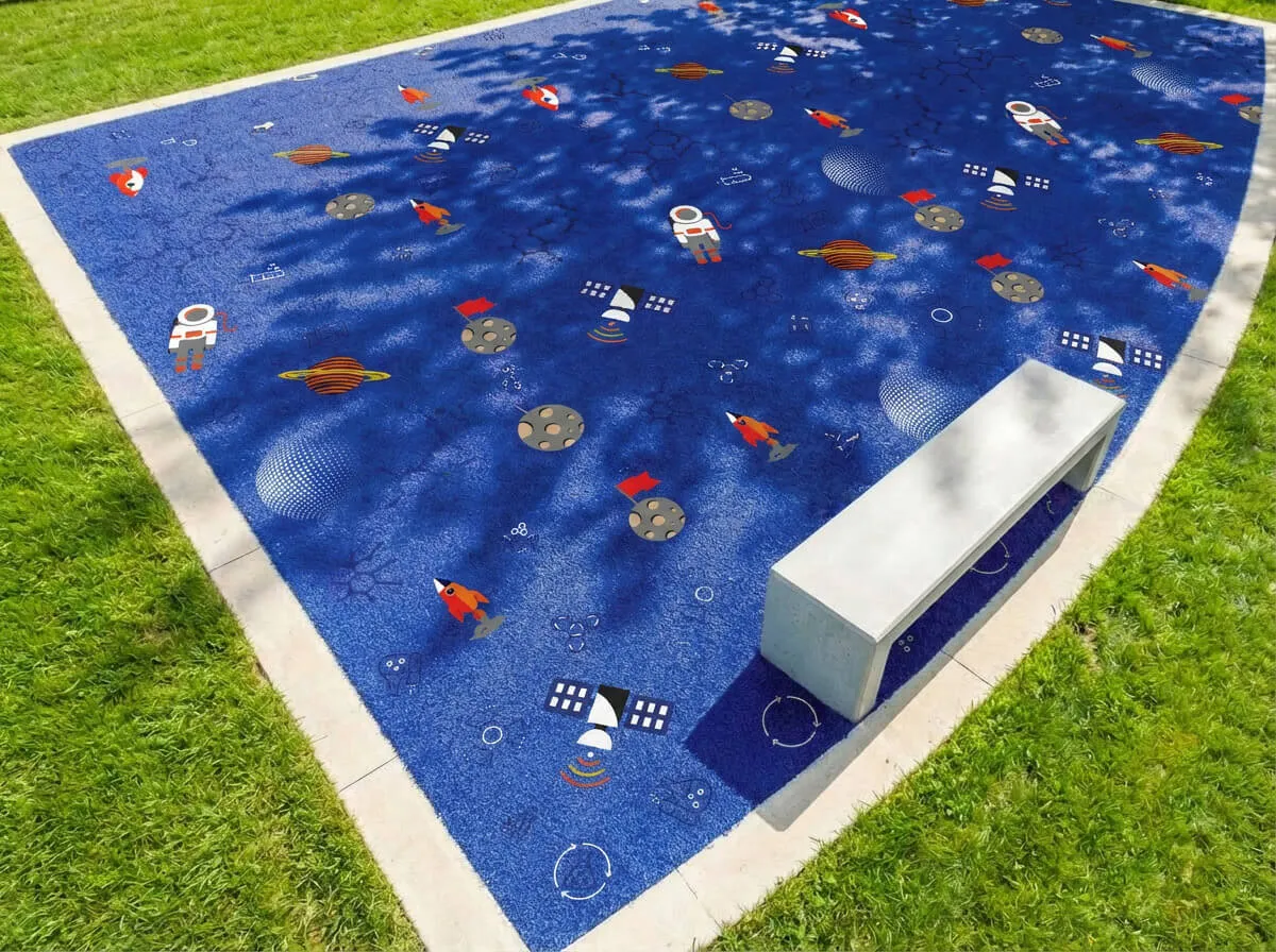 Little Scientists: Space — installed in a play area