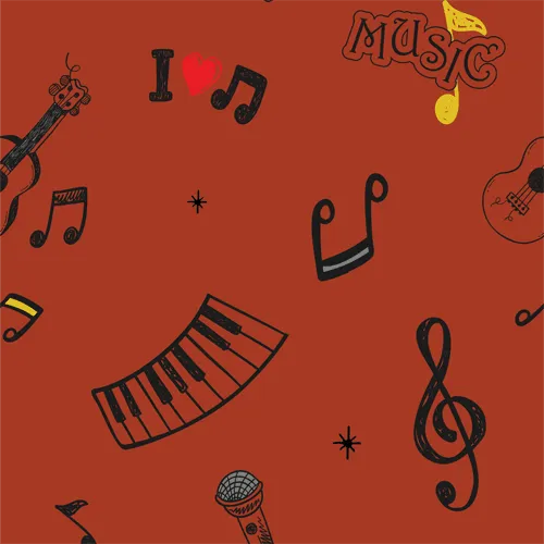 Melody Mix (Red Clay) — ColorPlay turf pattern