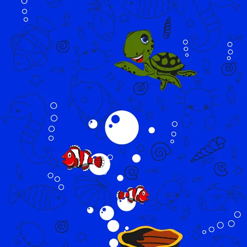 Ocean Friends — ColorPlay turf pattern