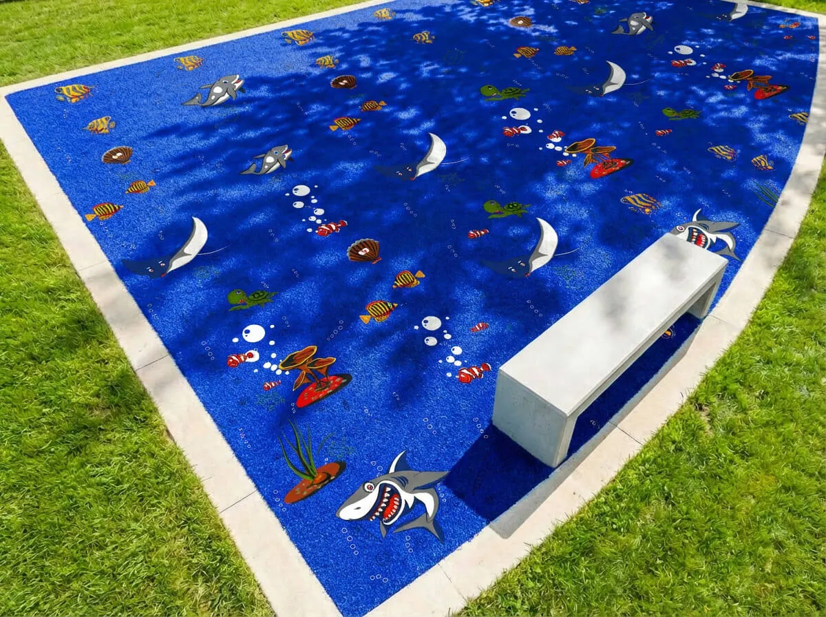 Ocean Friends — installed in a play area