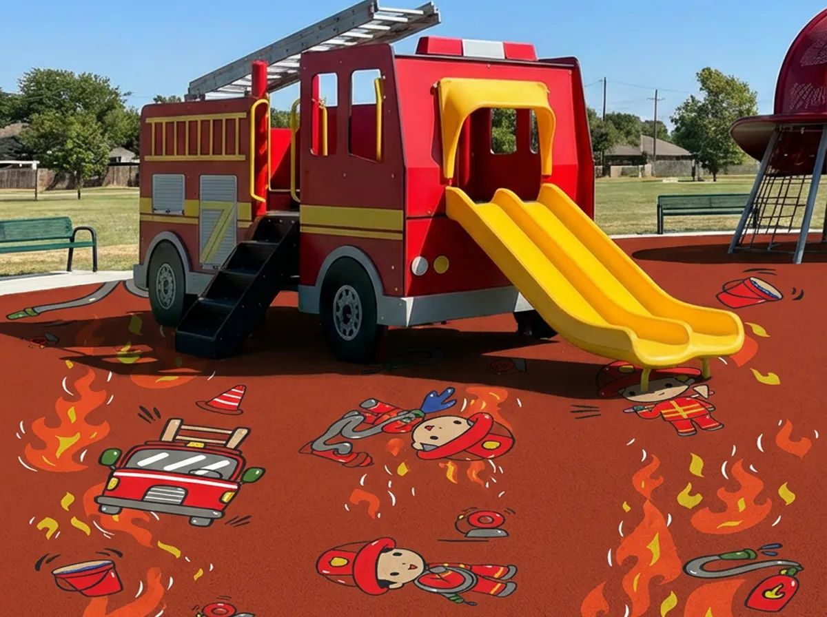 Rescue Unit — installed in a play area