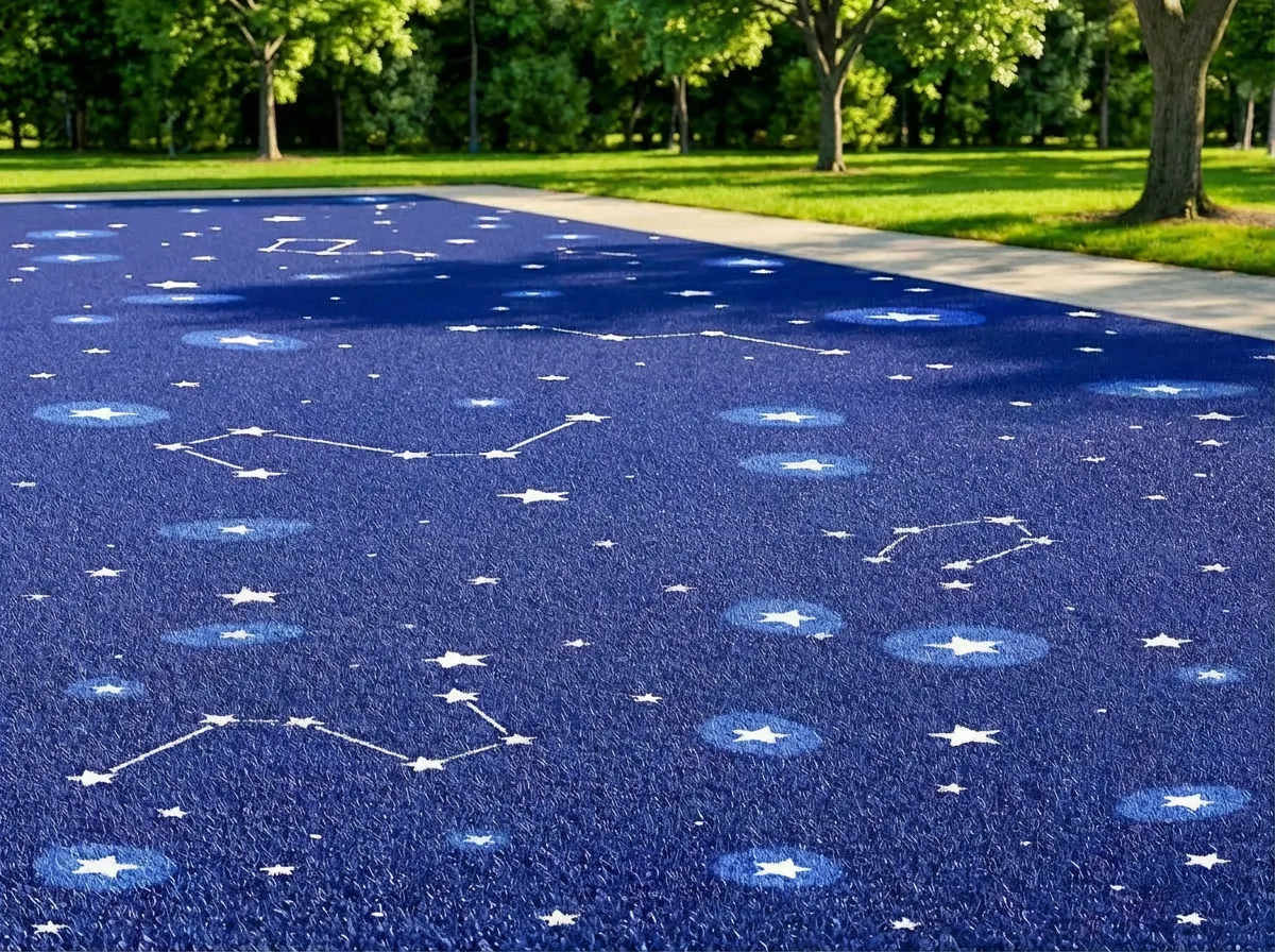 Sky Stars — installed in a play area
