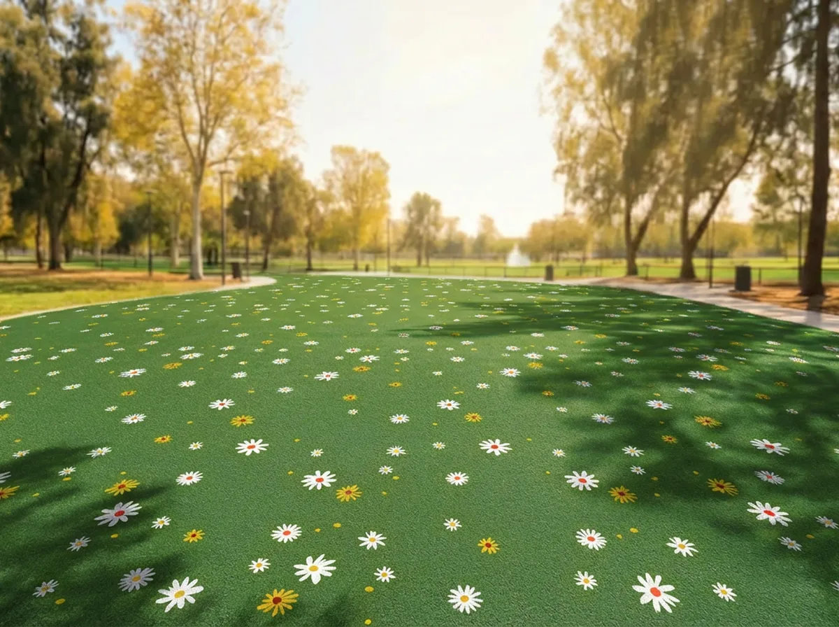 Springtime — installed in a play area