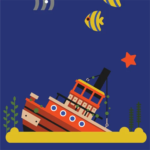 Under the Sea I — ColorPlay turf pattern