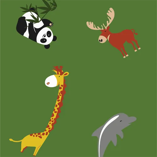 World Animals — ColorPlay turf pattern