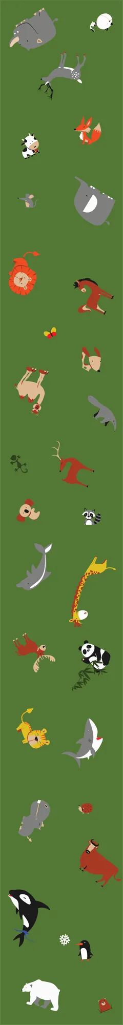 World Animals — ColorPlay turf pattern