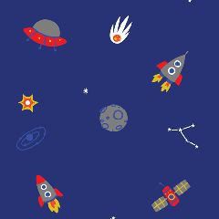 Rocket Friends (Dark Blue)