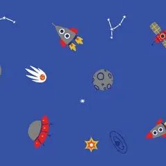 Rocket Friends (Light Blue)